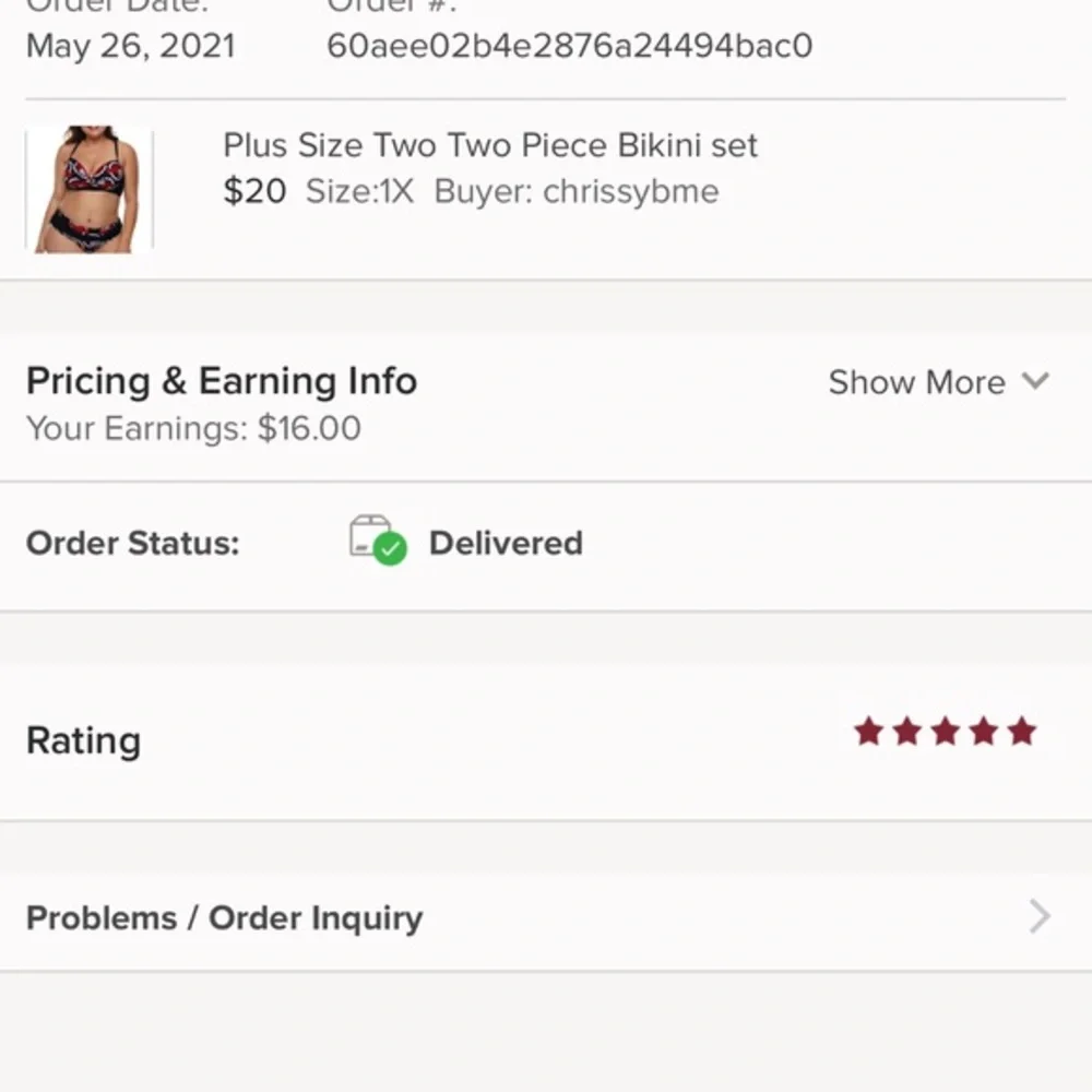 COPY - COPY - Plus Size Two Two Piece Bikini set - Picture 6 of 6